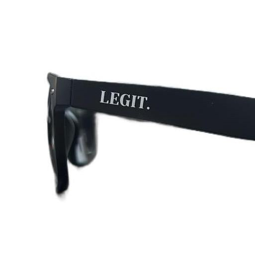 LEGIT. Jet Black Sunglasses
