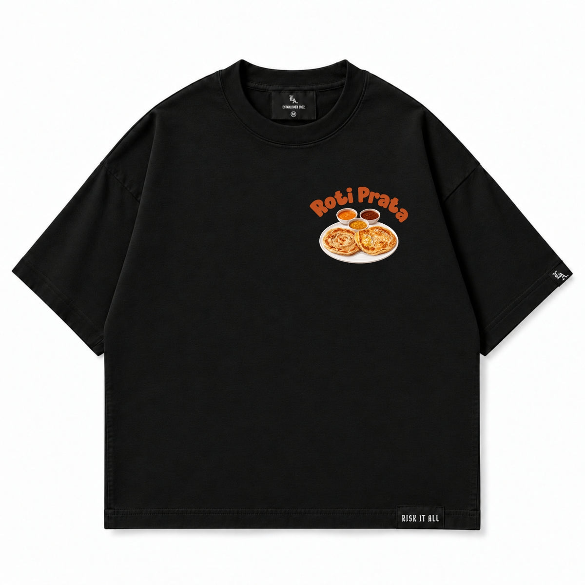 [SHIOK Series] Roti Prata Unisex Oversized Tee