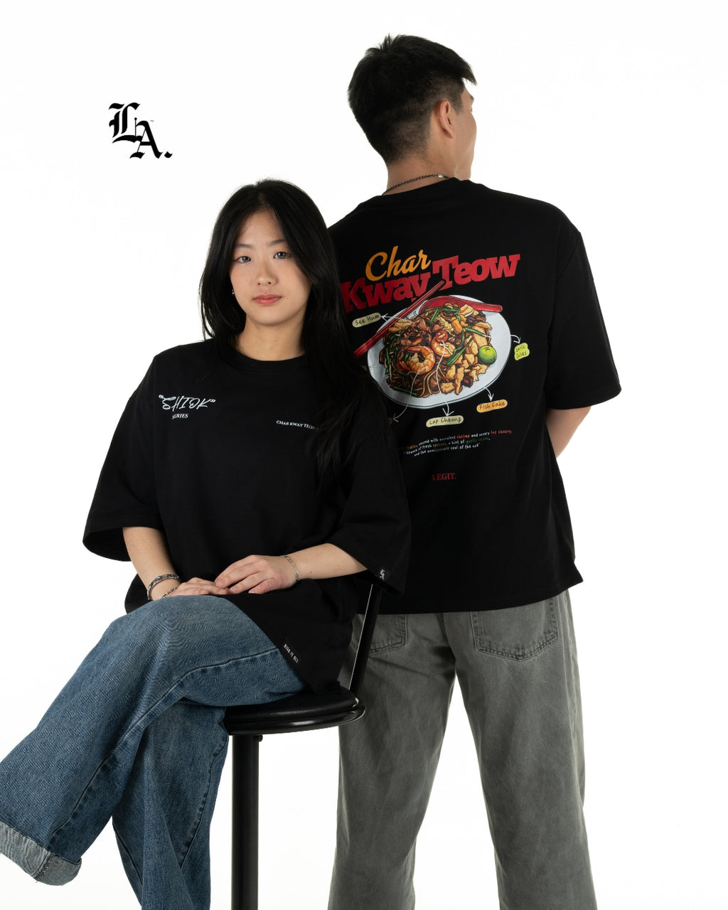 [SHIOK Series] Char Kway Teow Oversized Tee