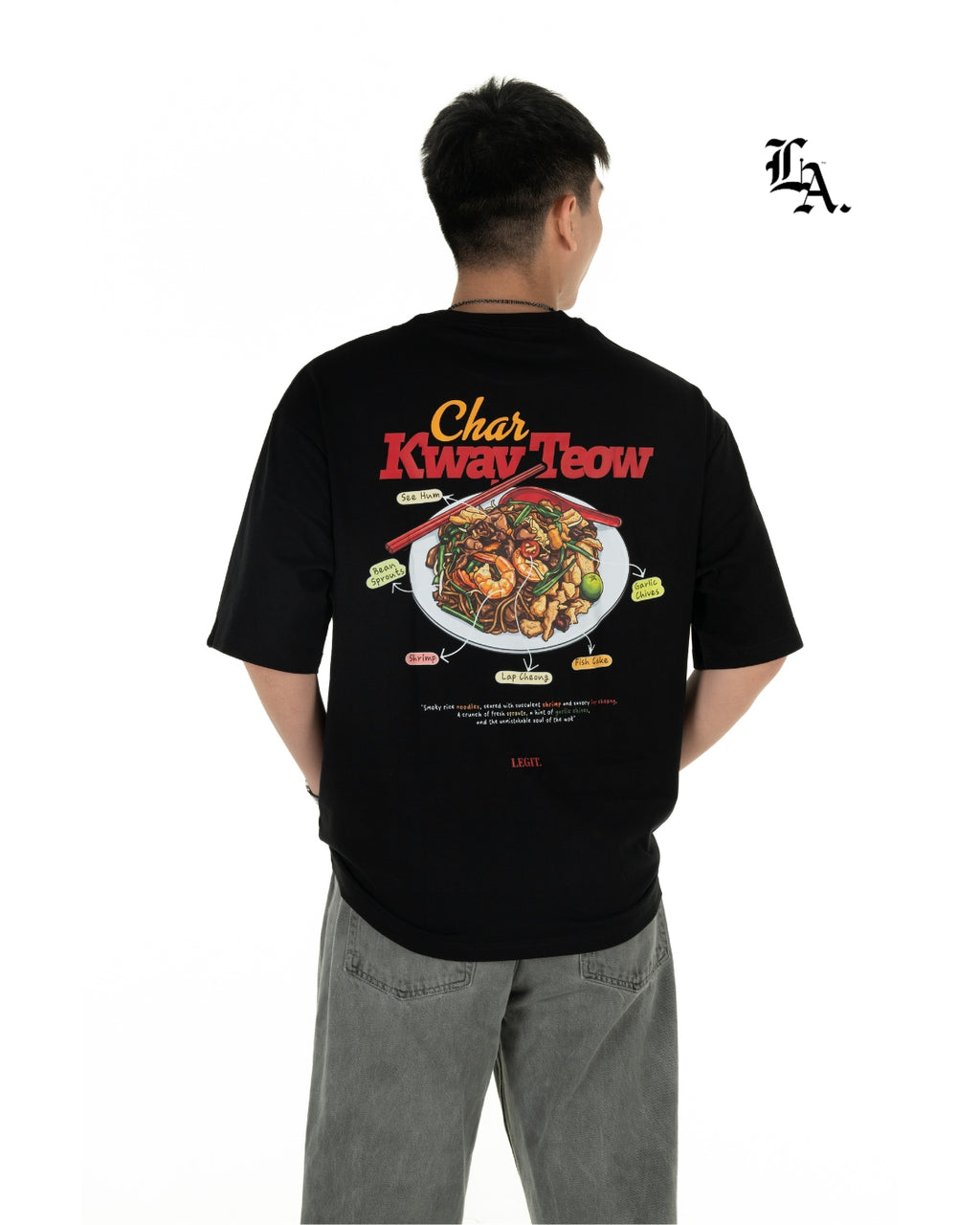 [SHIOK Series] Char Kway Teow Oversized Tee