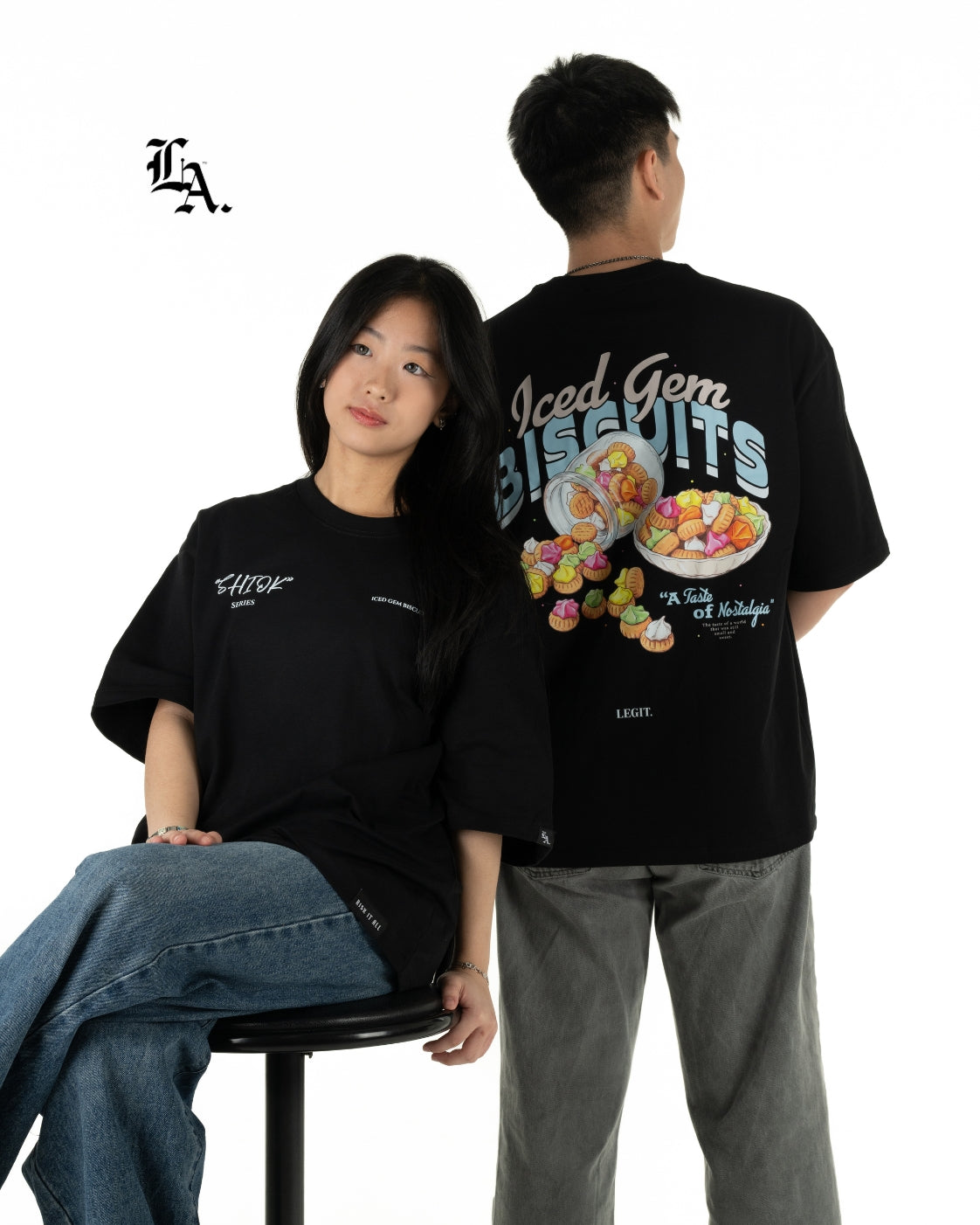 [SHIOK Series] Iced Gem Oversized Tee