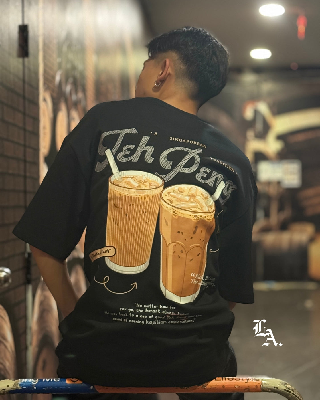[SHIOK Series] Teh Peng Oversized Tee