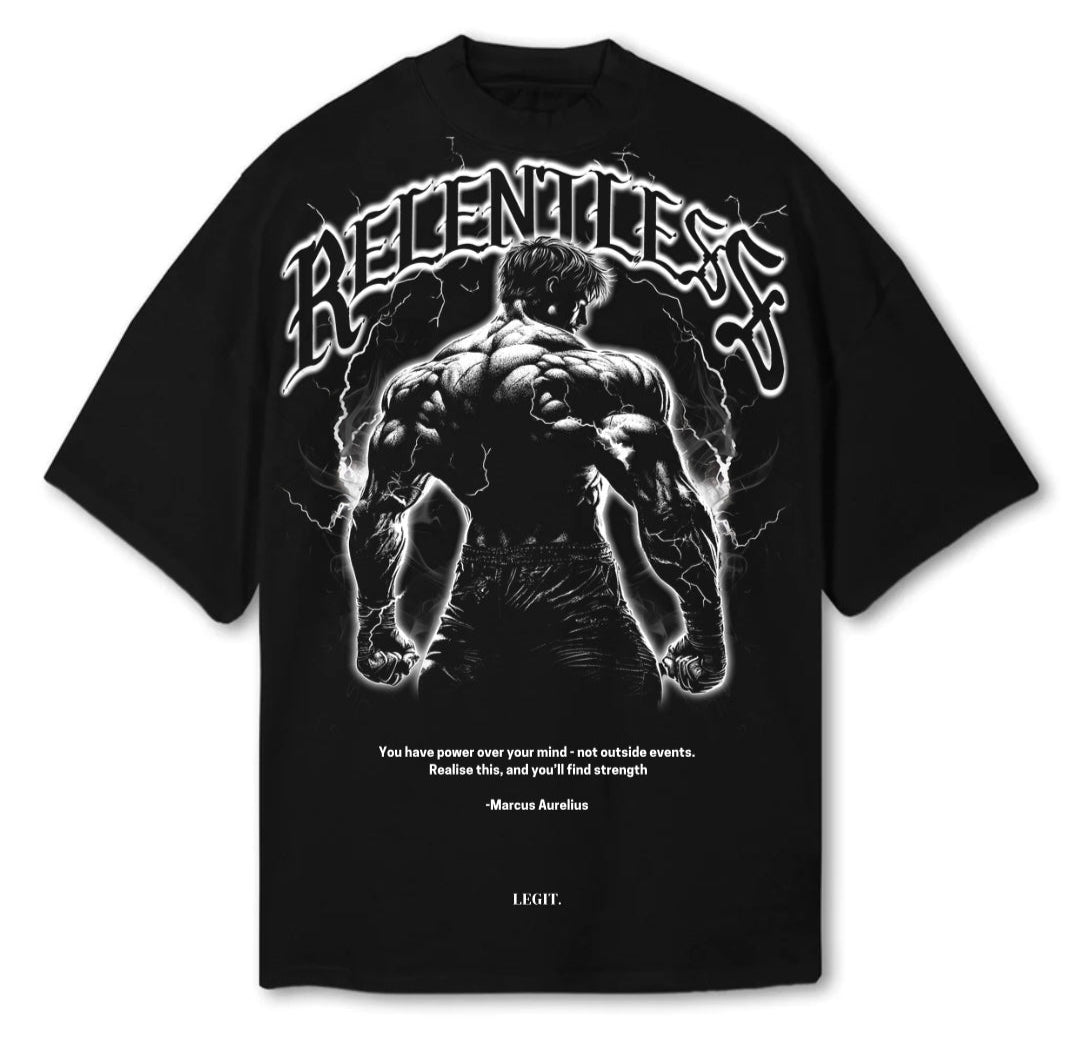 Relentless Graphic Oversized Tee