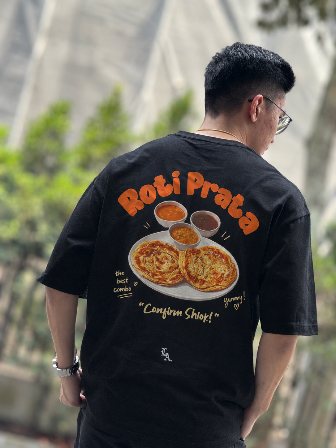 [SHIOK Series] Roti Prata Unisex Oversized Tee