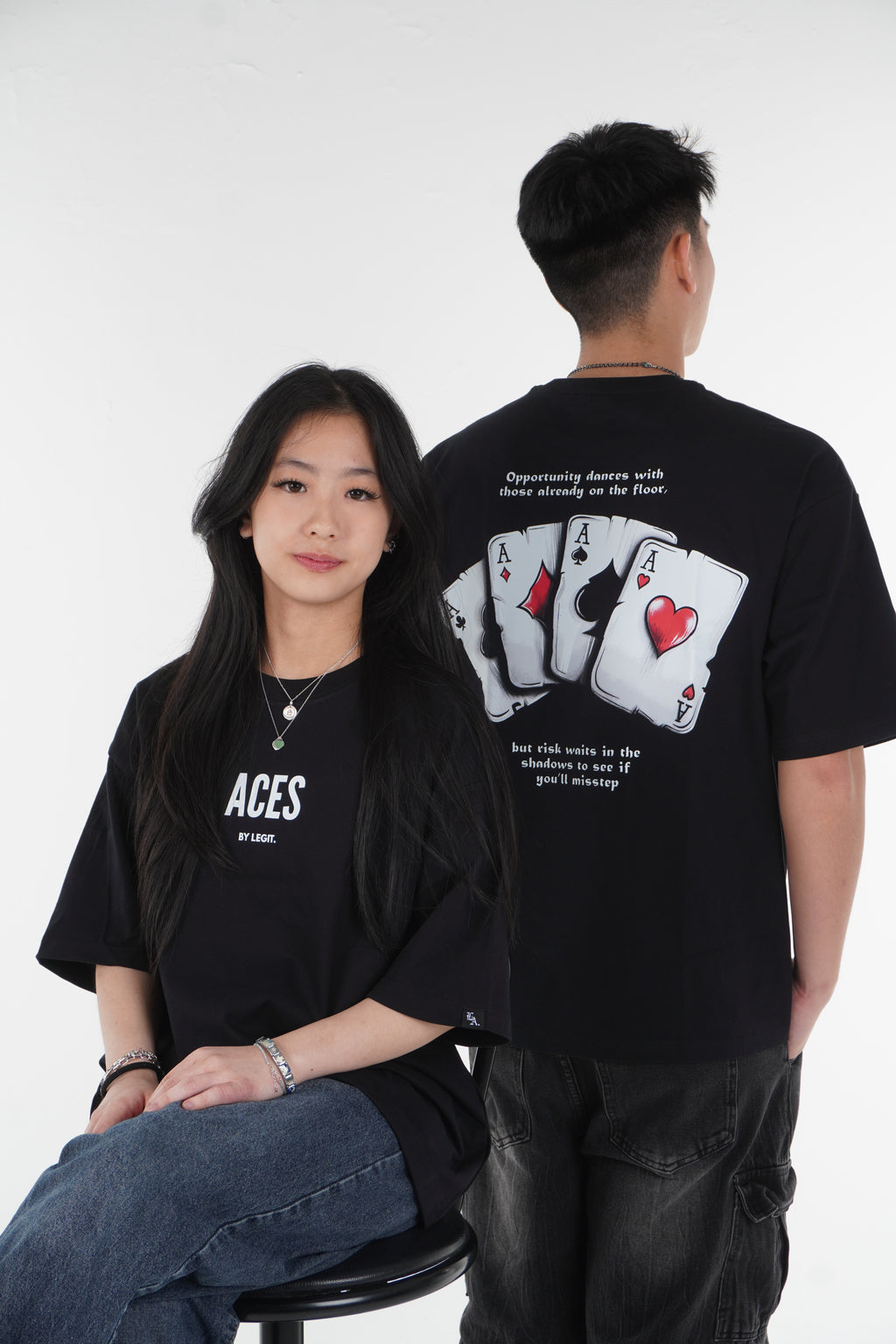 Aces Oversized Tee