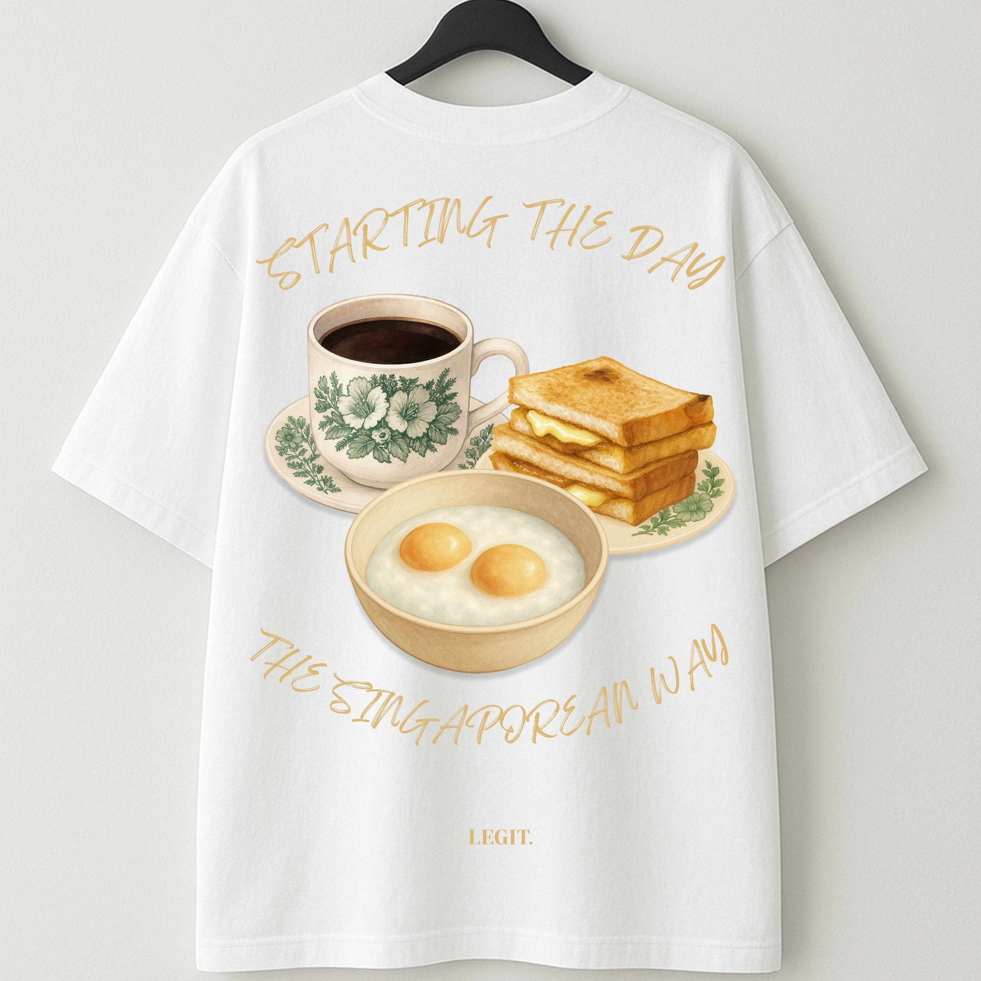[Shiok Series] Kaya Toast Oversized Tee