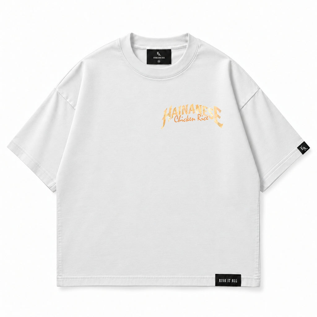 [SHIOK Series] Hainanese Chicken Rice Unisex Oversized Tee