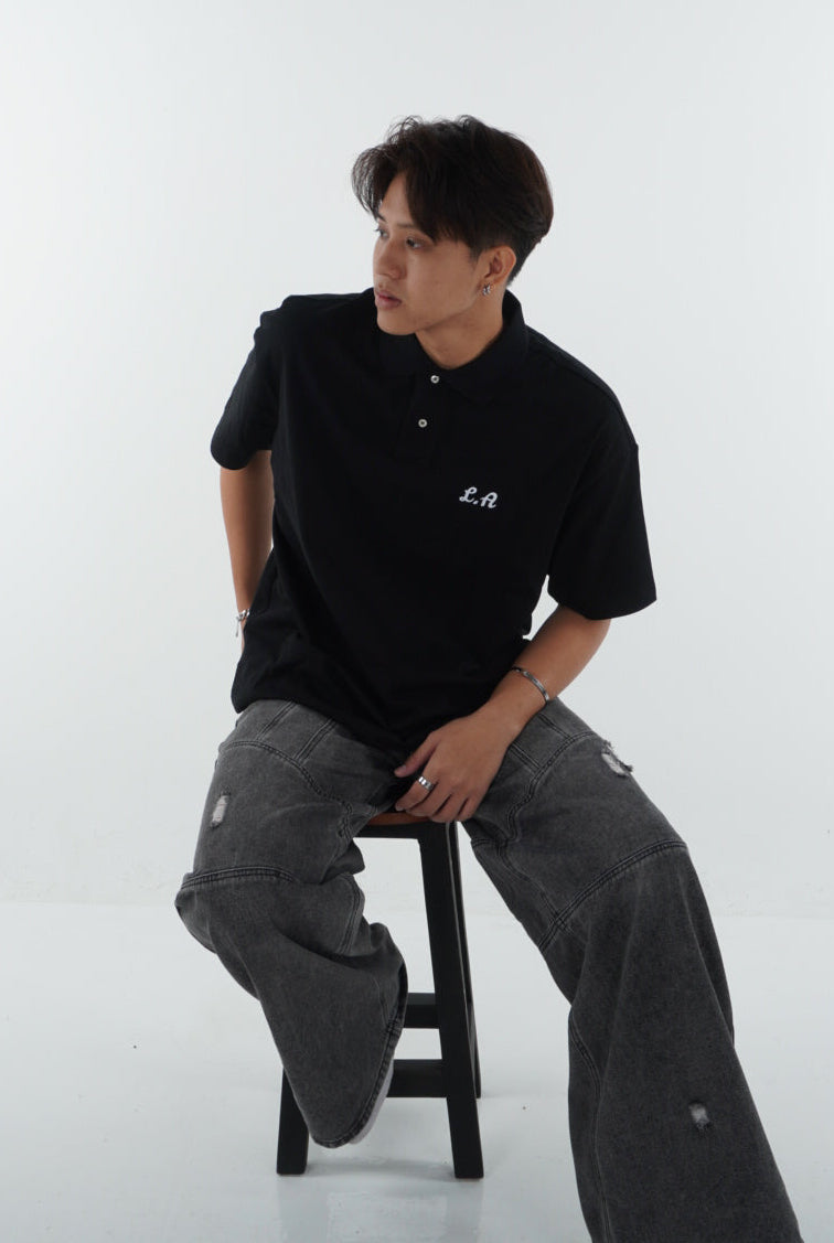 Atlas Oversized Polo T-shirt – LEGIT. APPAREL