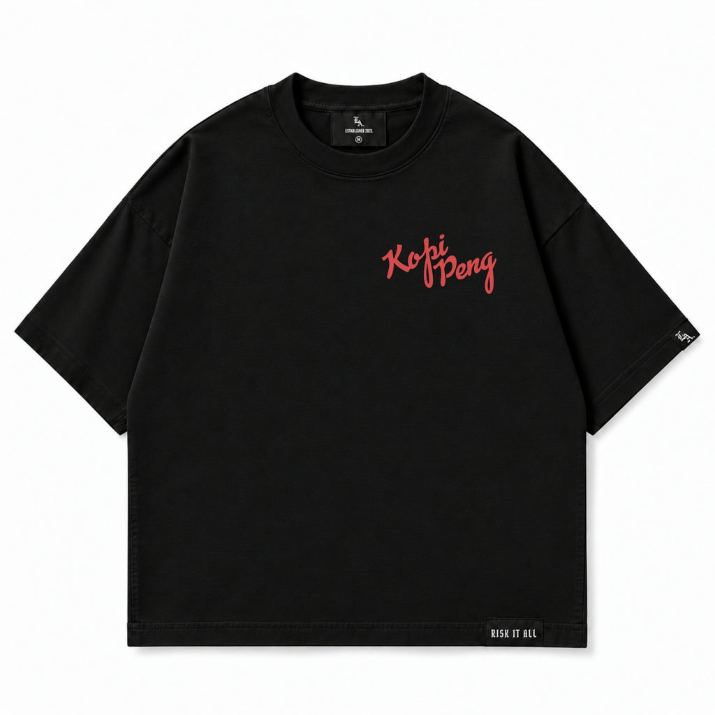 [SHIOK Series] Kopi Peng Unisex Oversized Tee