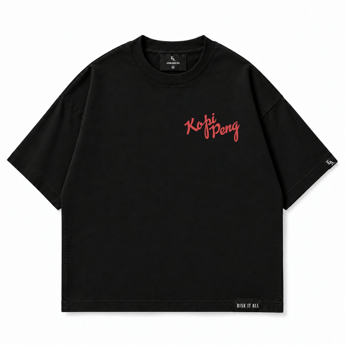[SHIOK Series] Kopi Peng Unisex Oversized Tee