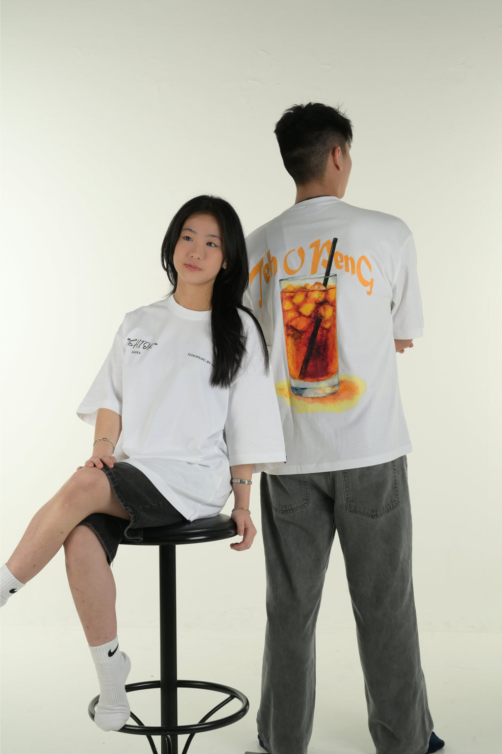 [SHIOK Series] Teh O Peng Oversized Tee