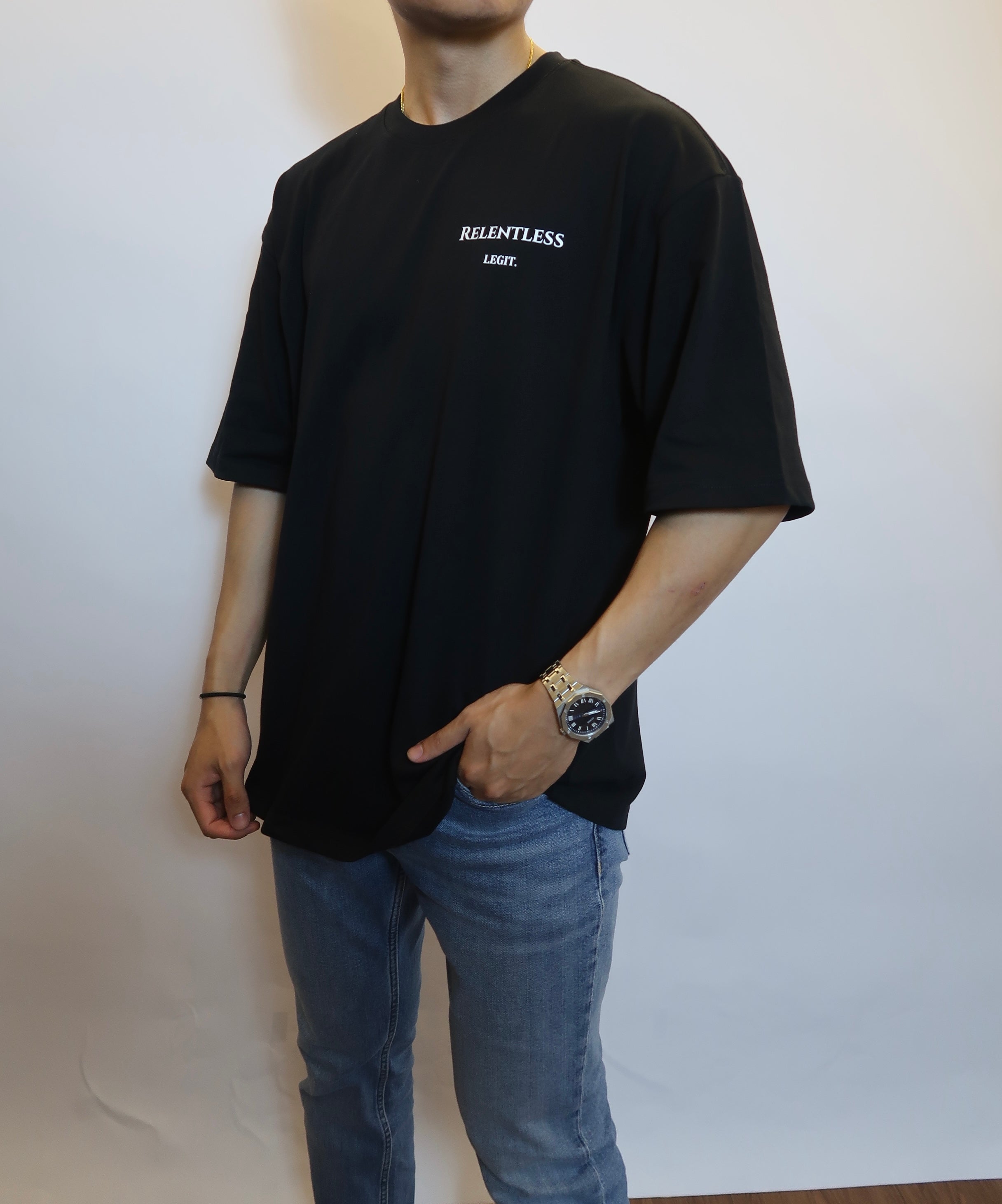 Relentless Graphic Oversized Tee