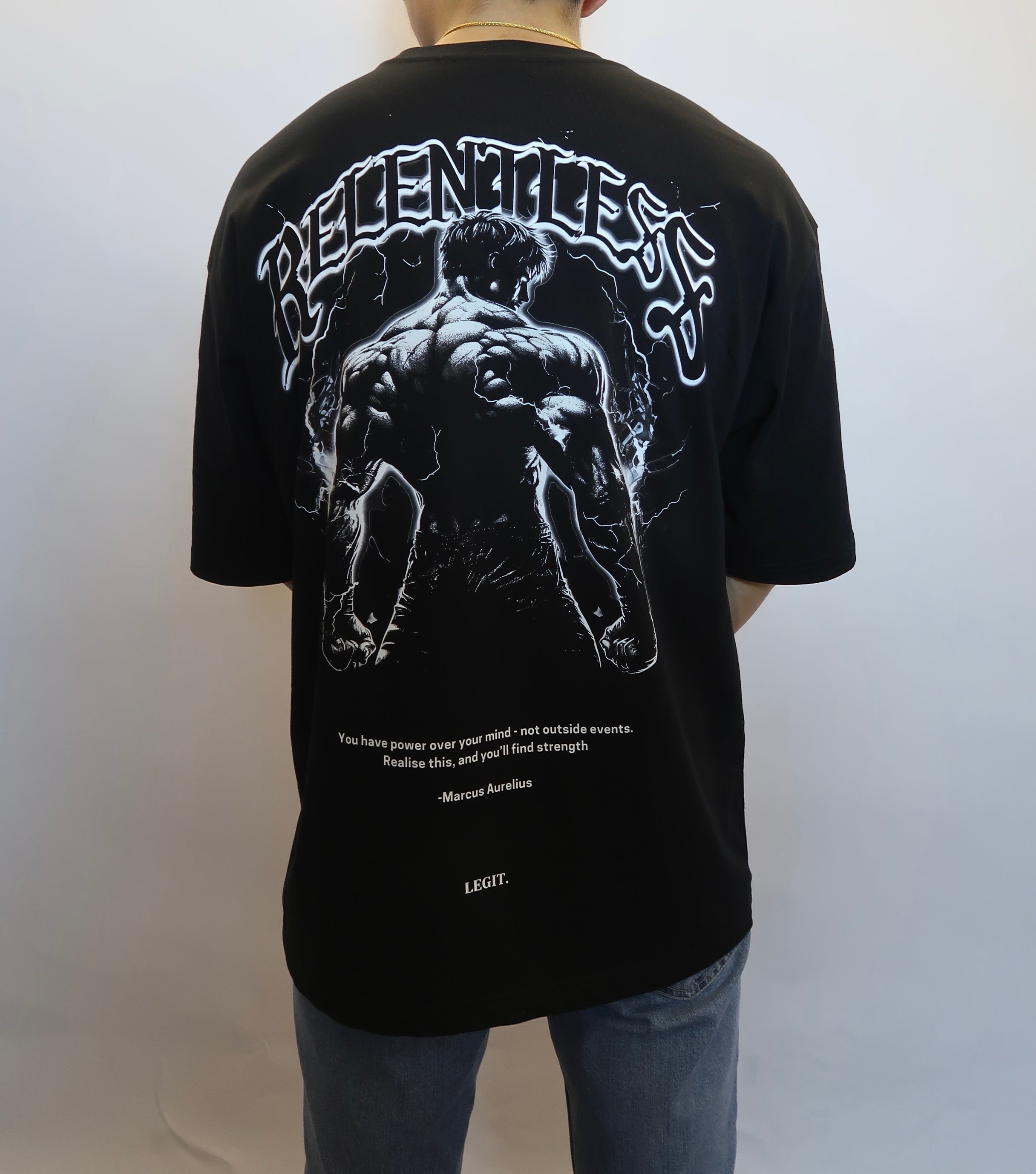 Relentless Graphic Oversized Tee