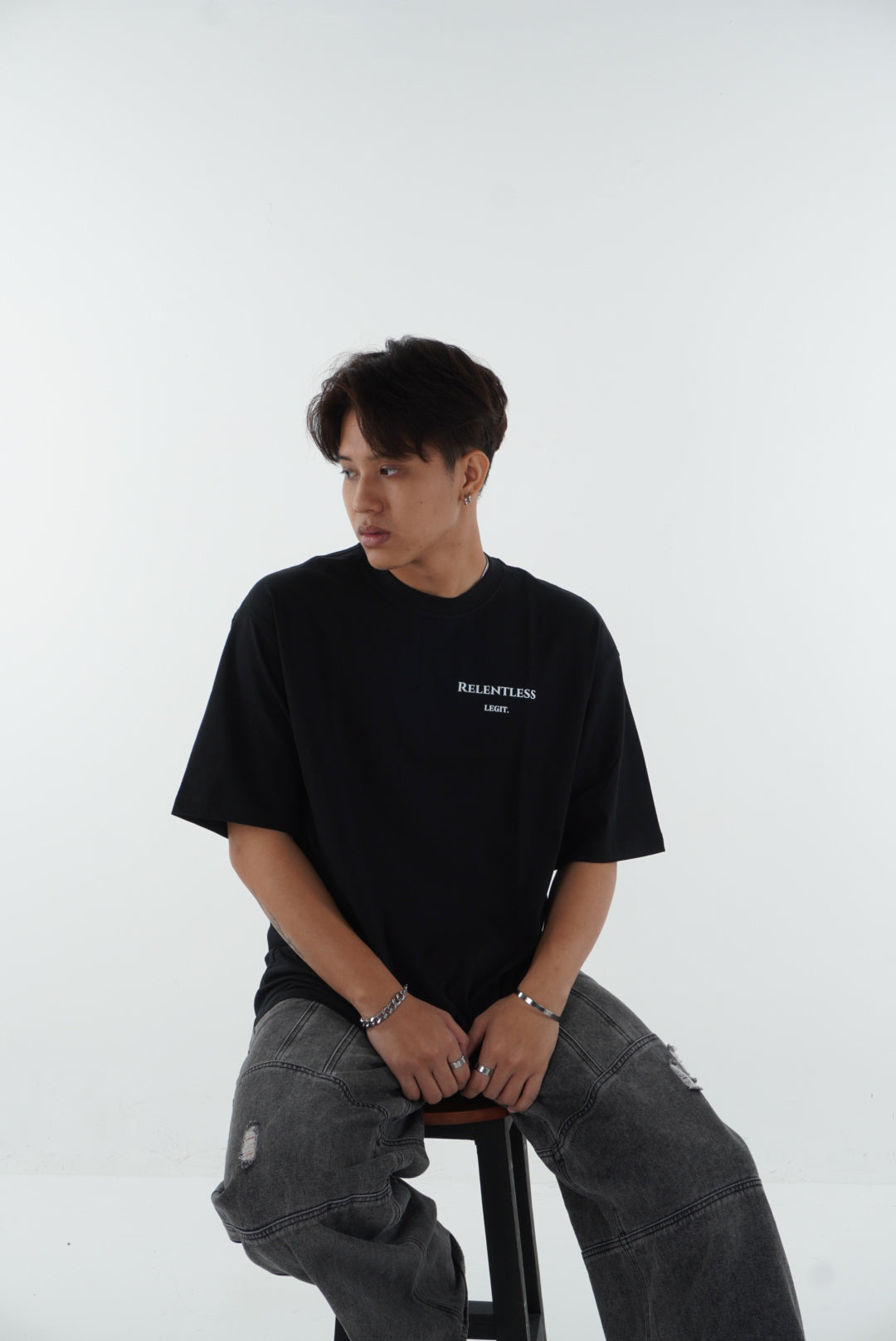 Relentless Graphic Oversized Tee