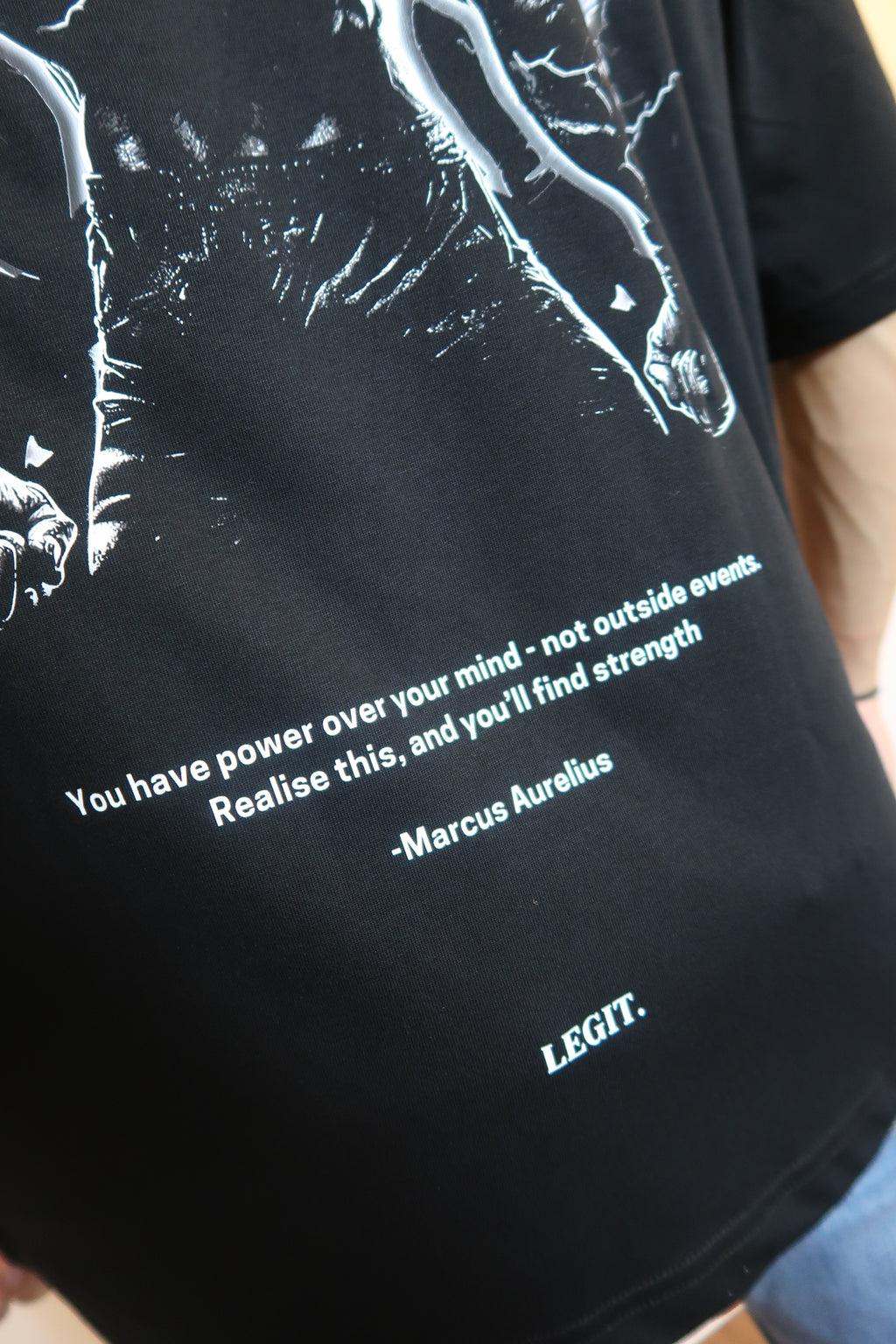 Relentless Graphic Oversized Tee