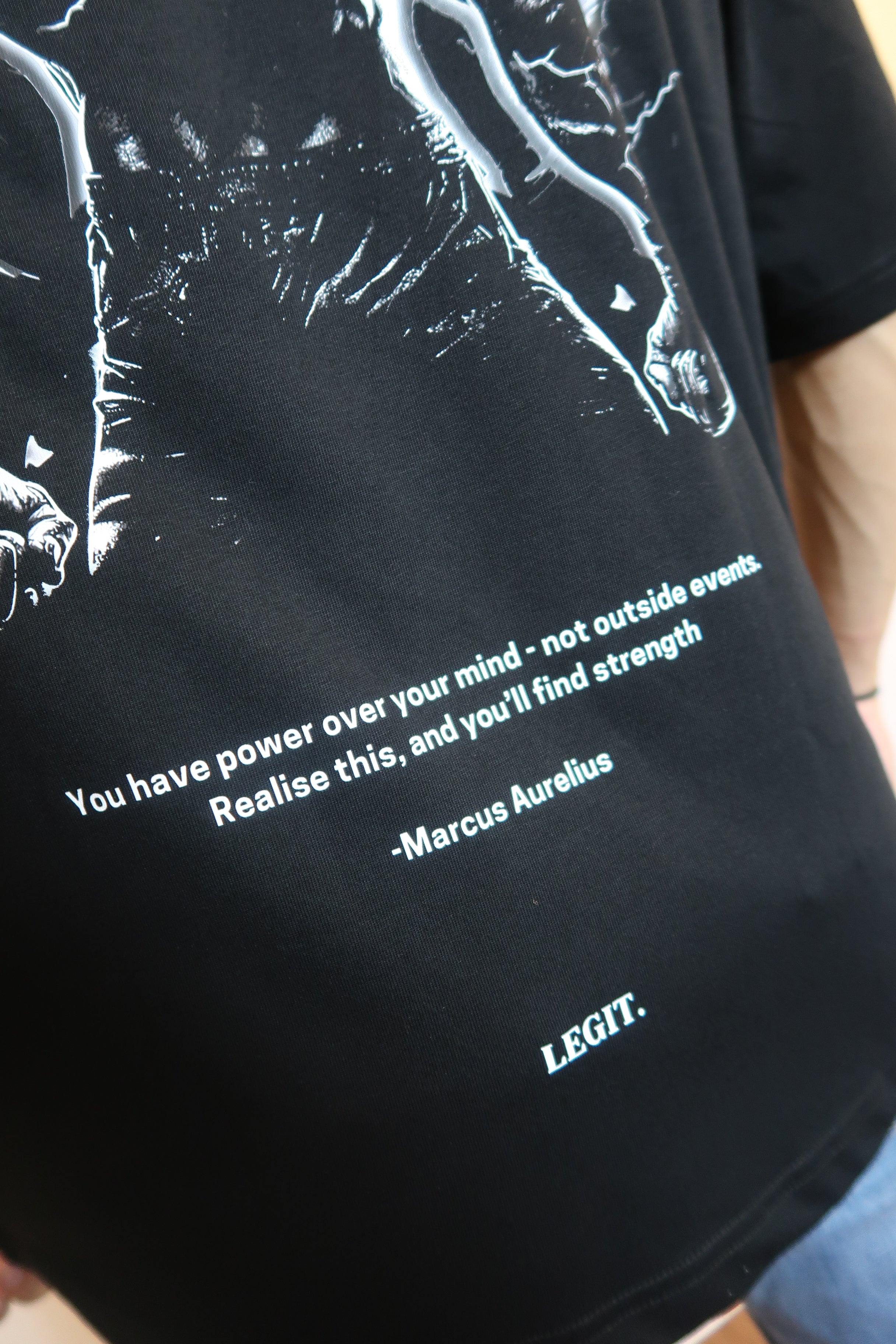 Relentless Graphic Oversized Tee