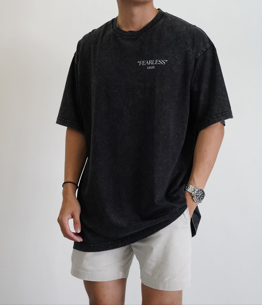 Fearless Graphic Oversized Tee