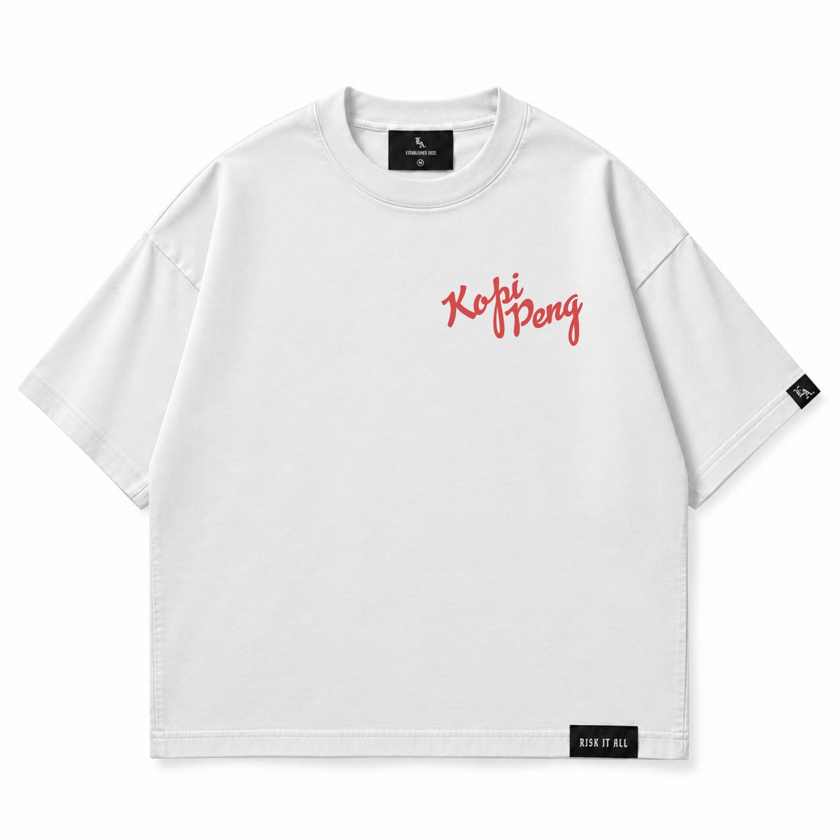 [SHIOK Series] Kopi Peng Unisex Oversized Tee