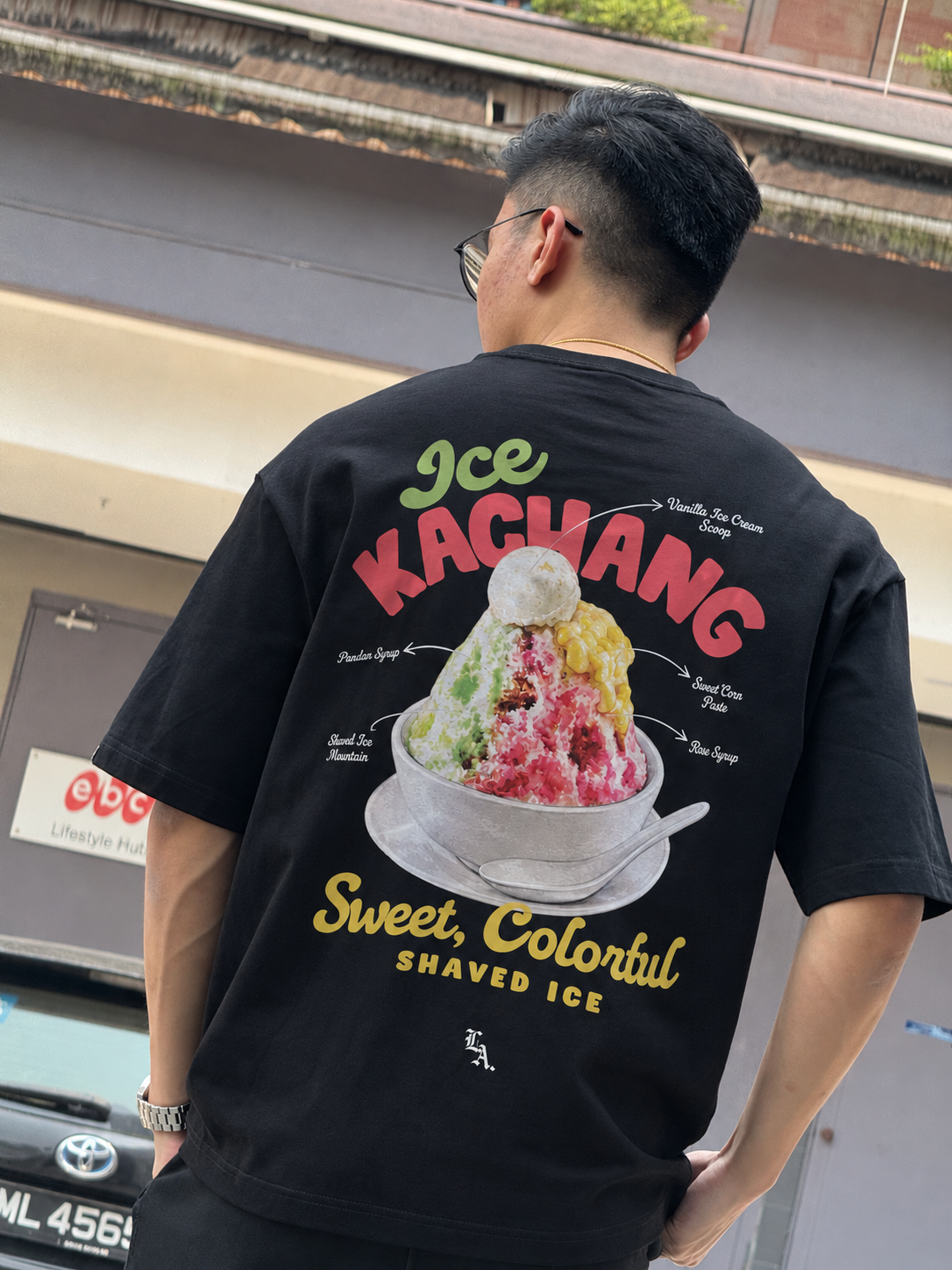[SHIOK Series] Iced Kachang Unisex Oversized Tee