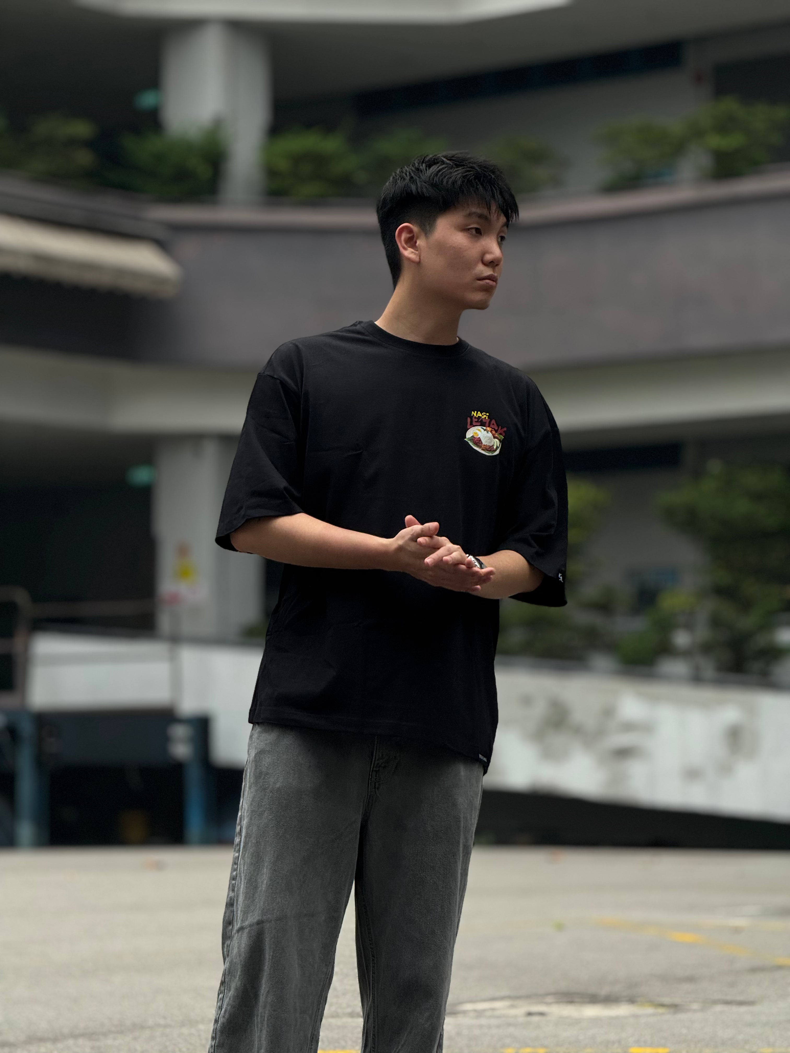 [SHIOK Series] Nasi Lemak Unisex Oversized Tee