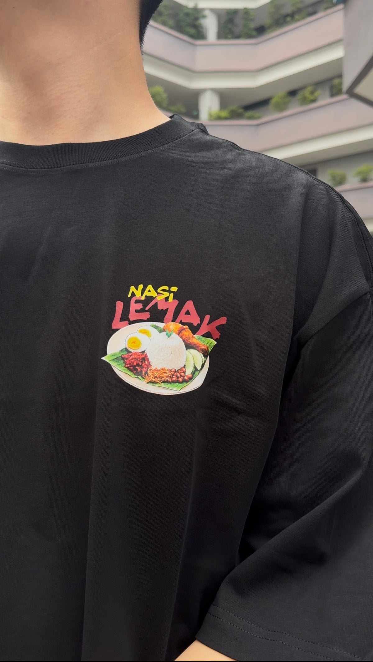 [SHIOK Series] Nasi Lemak Unisex Oversized Tee