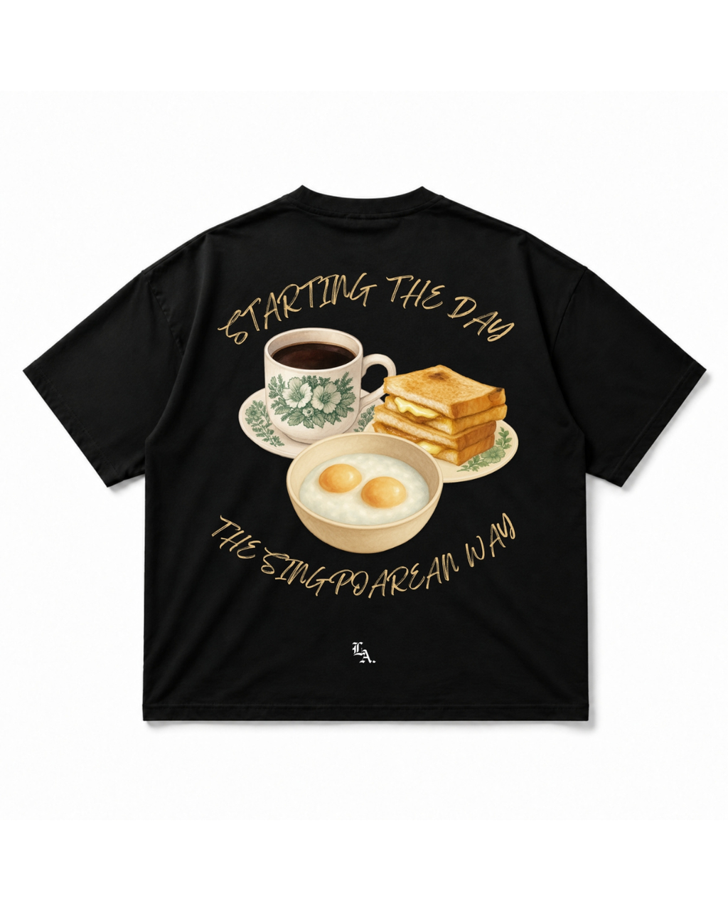 [SHIOK Series] Kaya Toast Unisex Oversized Tee