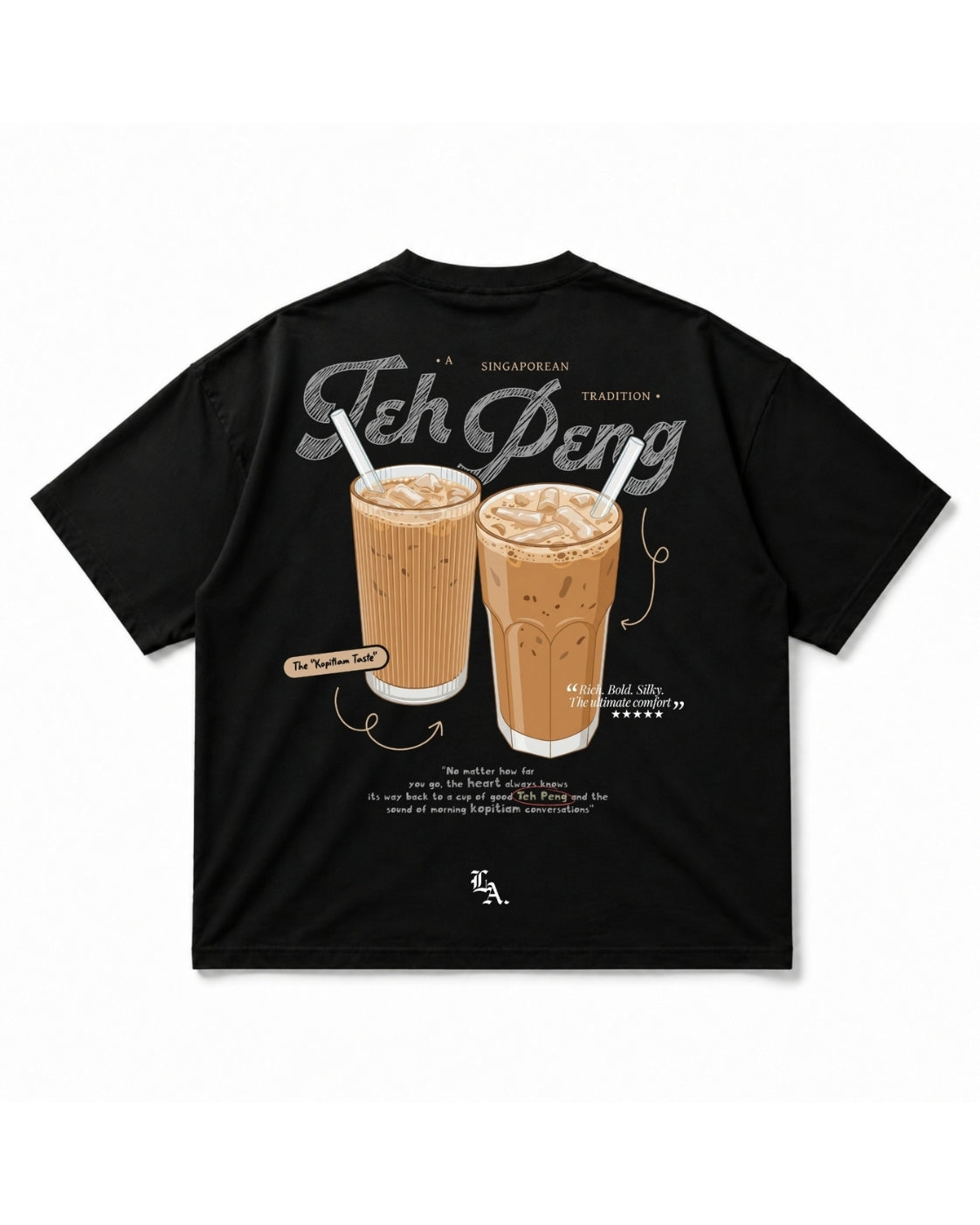 [SHIOK Series] Teh Peng Unisex Oversized Tee