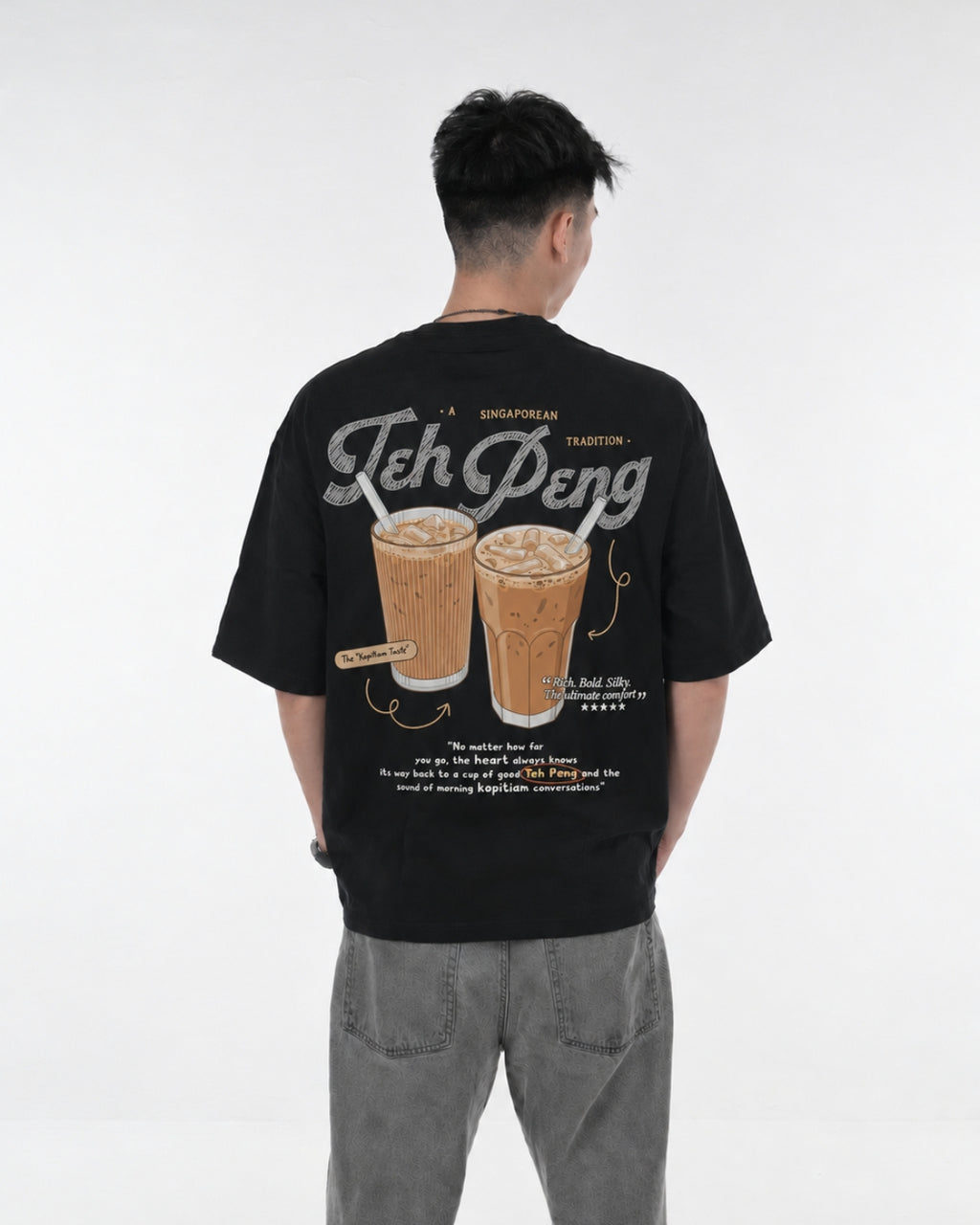 [SHIOK Series] Teh Peng Oversized Tee