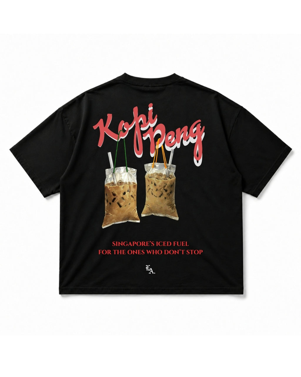 [SHIOK Series] Kopi Peng Unisex Oversized Tee