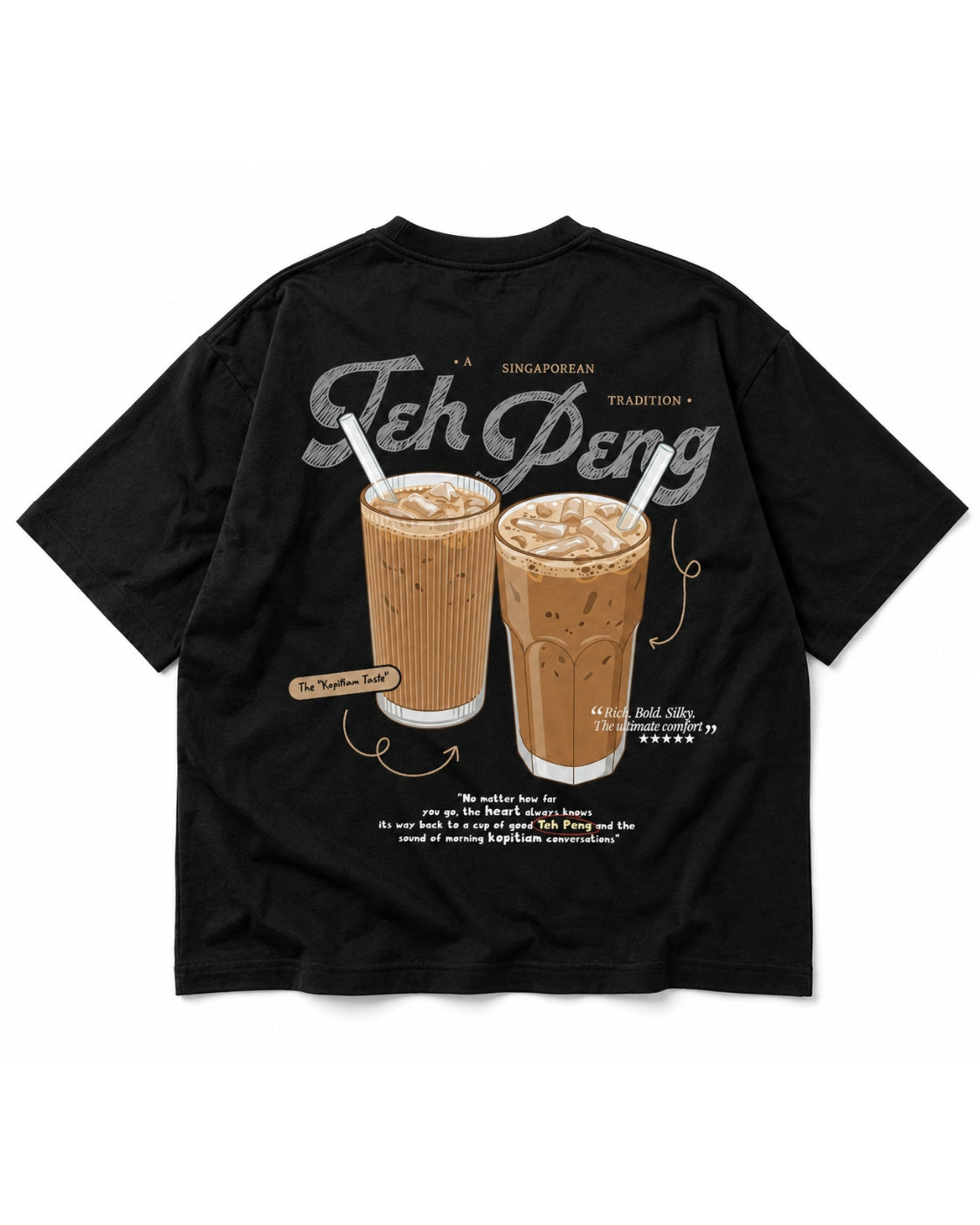 [SHIOK Series] Teh Peng Oversized Tee