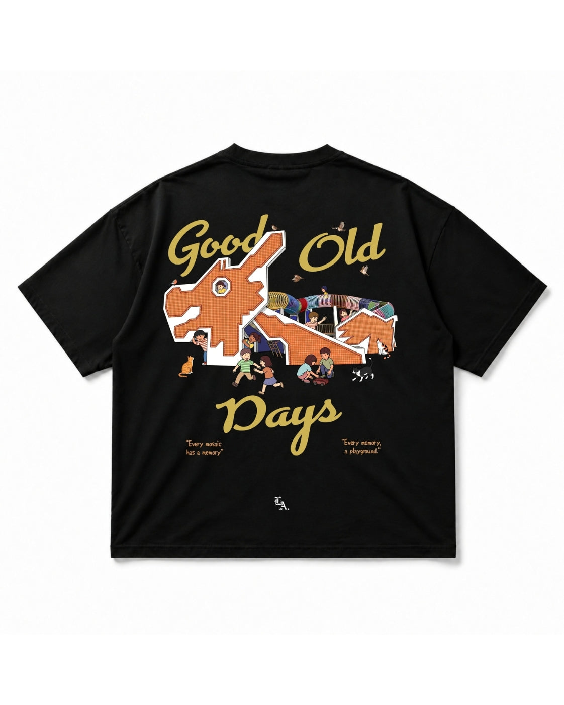 [SHIOK Series] Dragon Playground Unisex Oversized Tee