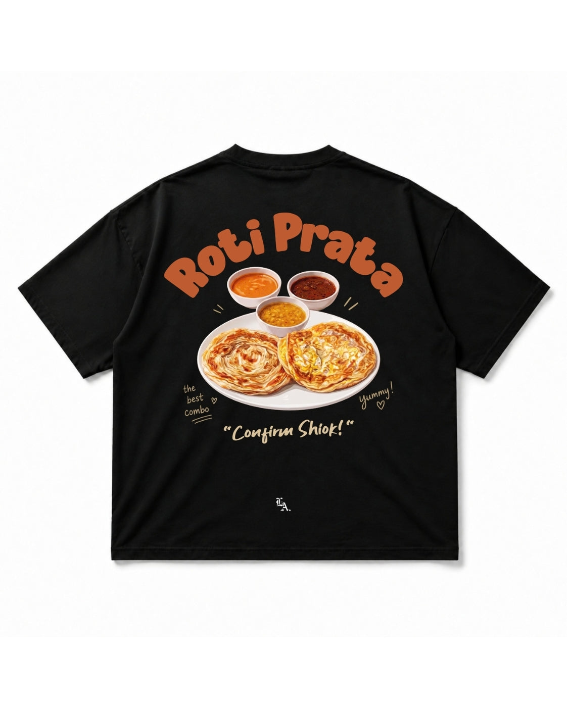 [SHIOK Series] Roti Prata Unisex Oversized Tee