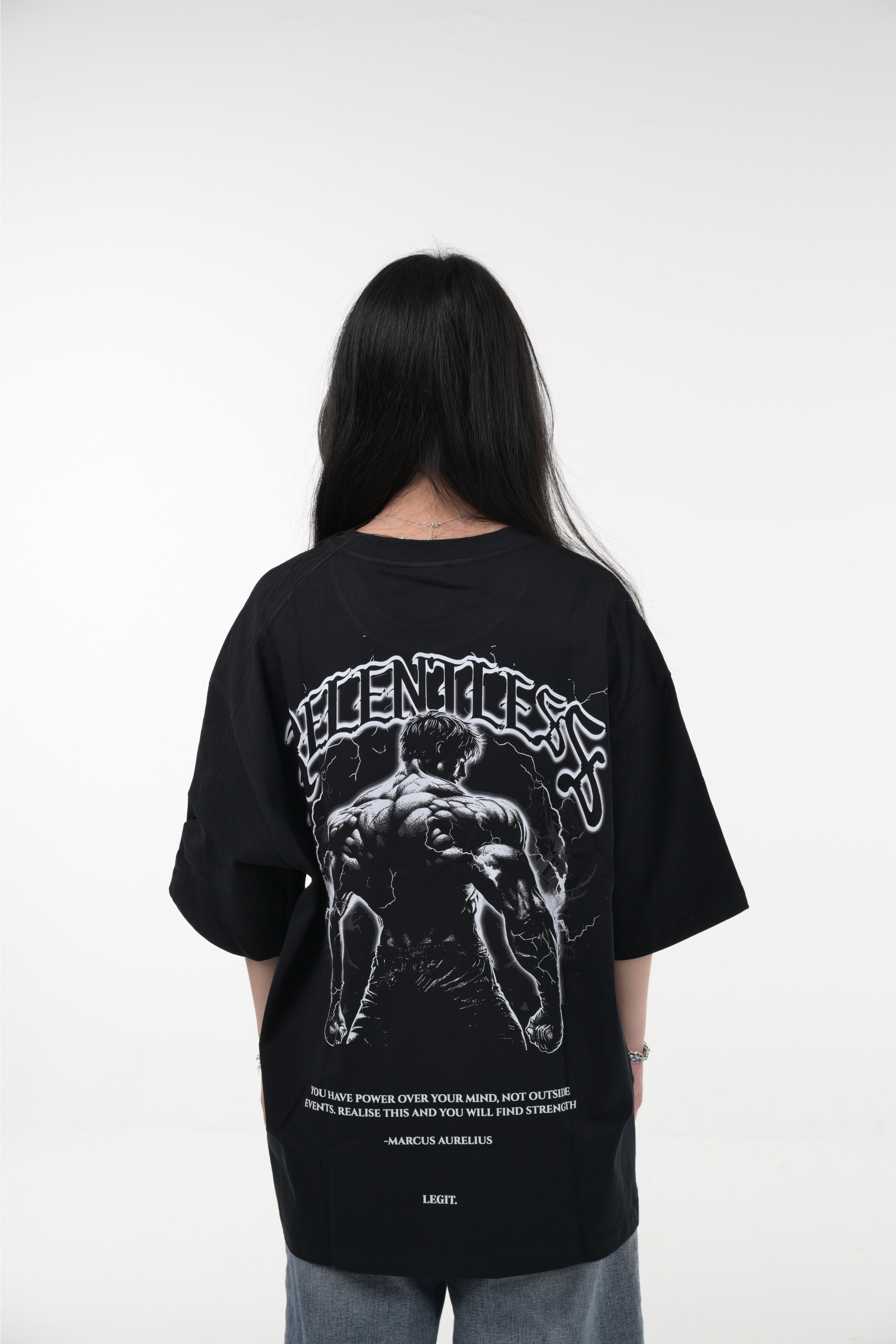 Relentless Graphic Oversized Tee