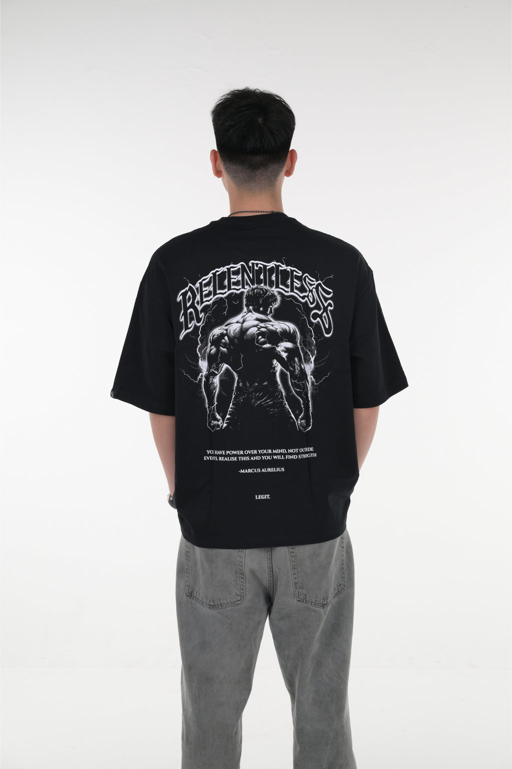 Relentless Graphic Oversized Tee