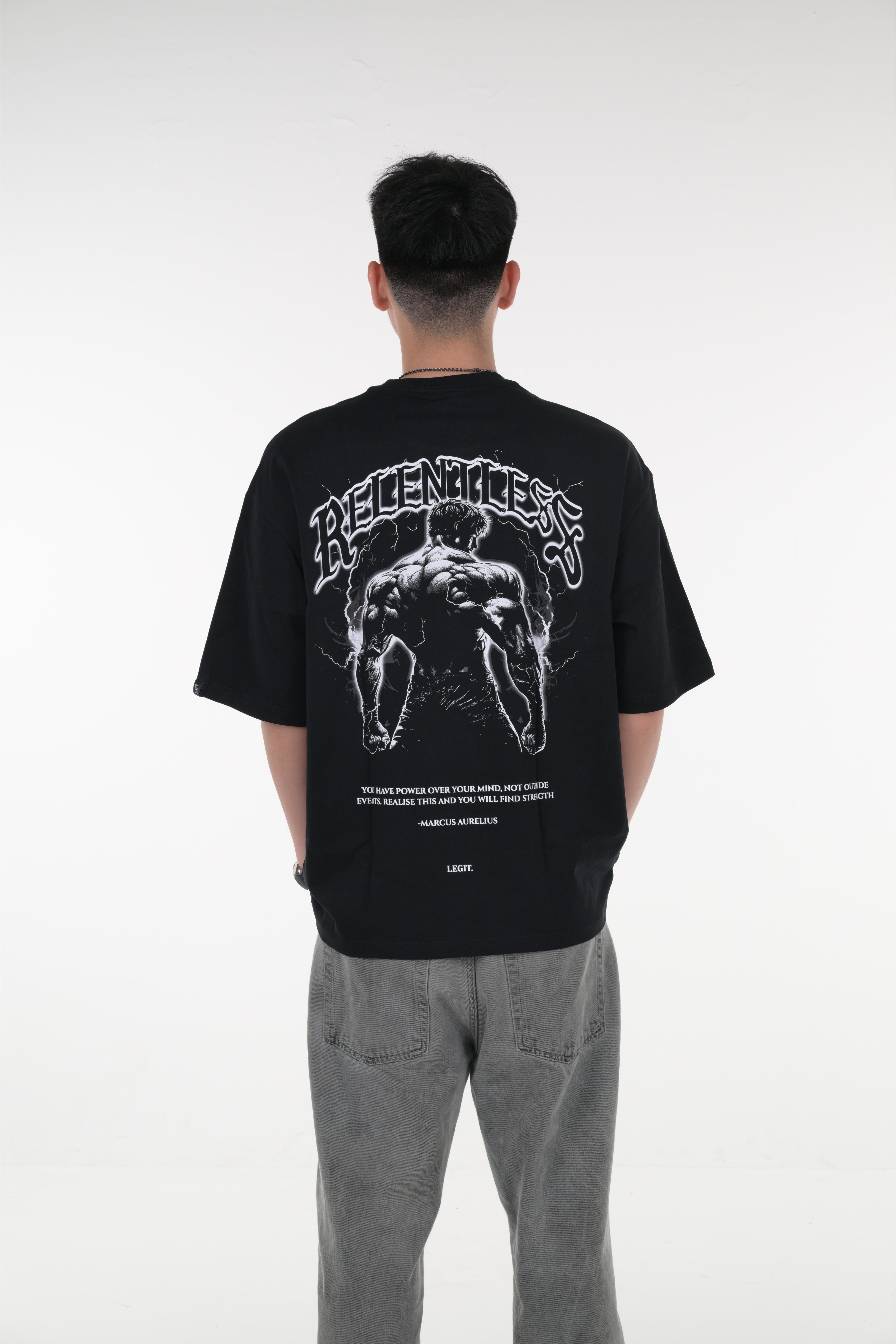 Relentless Graphic Oversized Tee