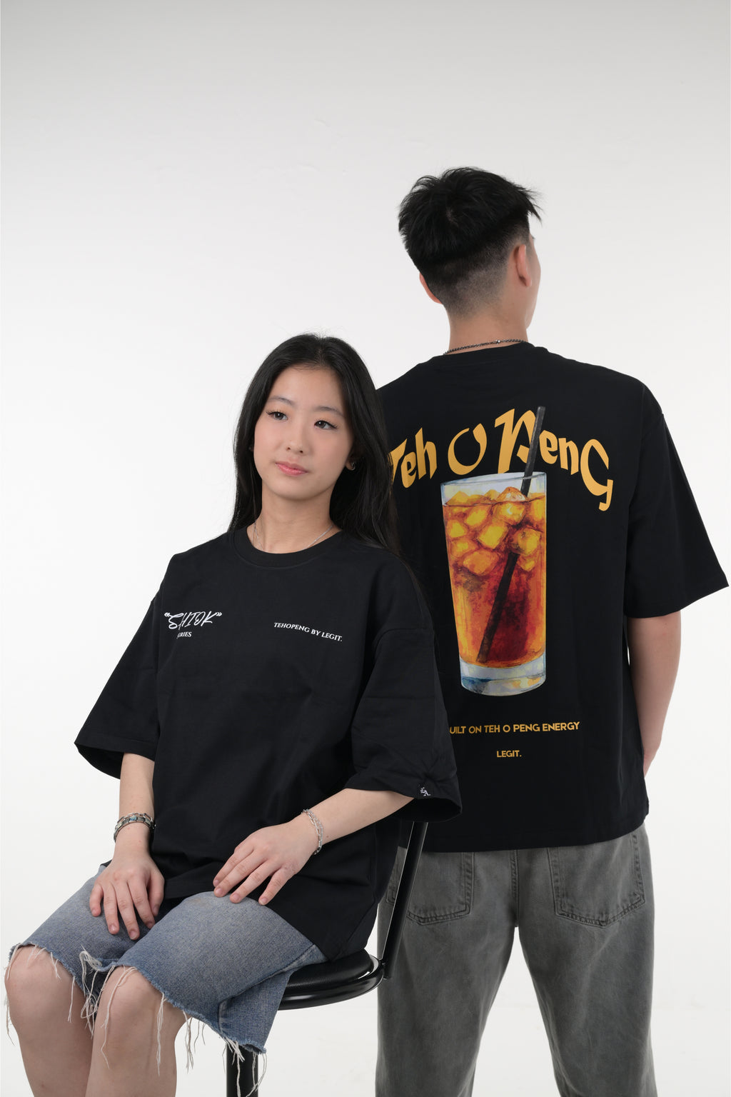 [SHIOK Series] Teh O Peng Oversized Tee