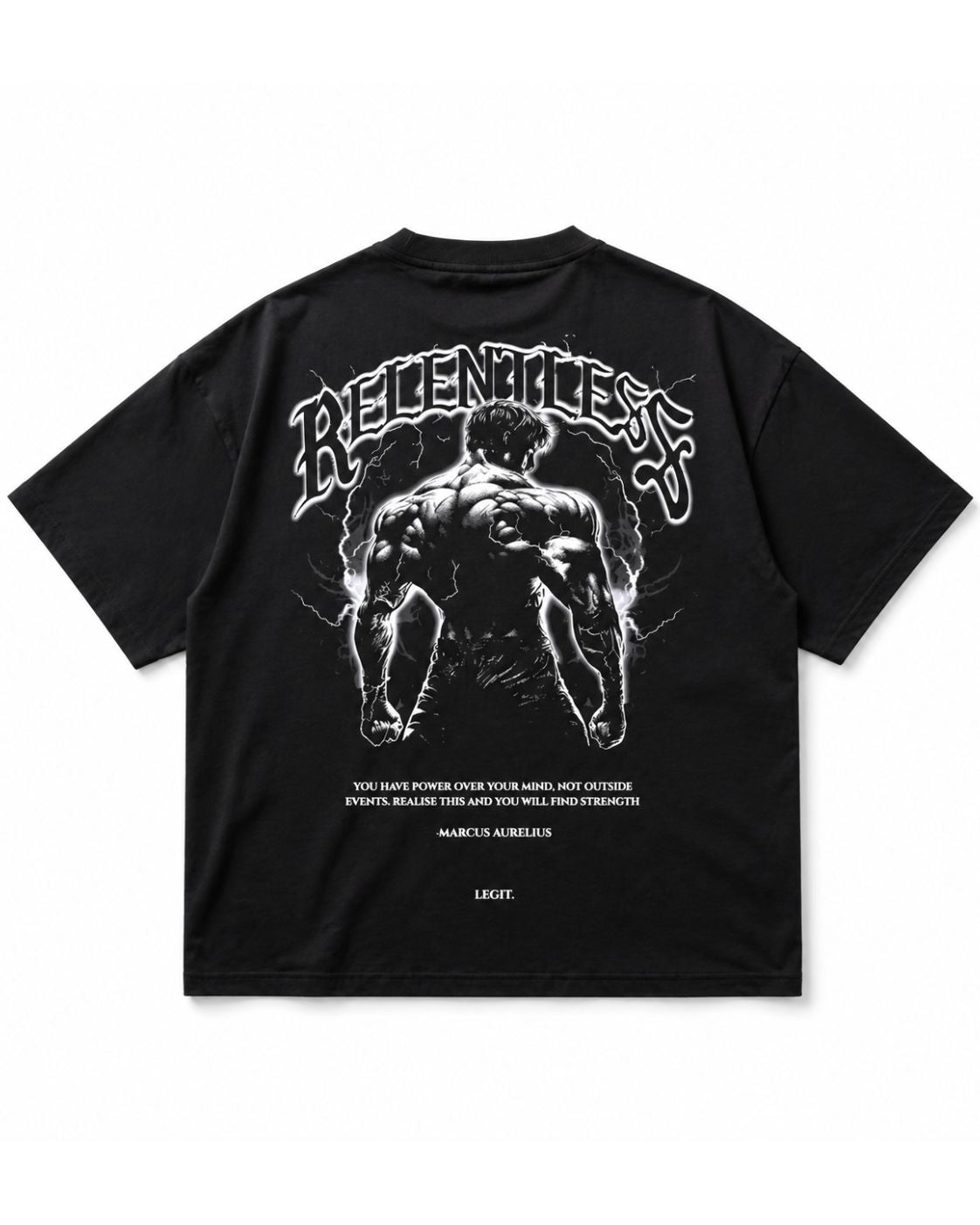 Relentless Graphic Oversized Tee