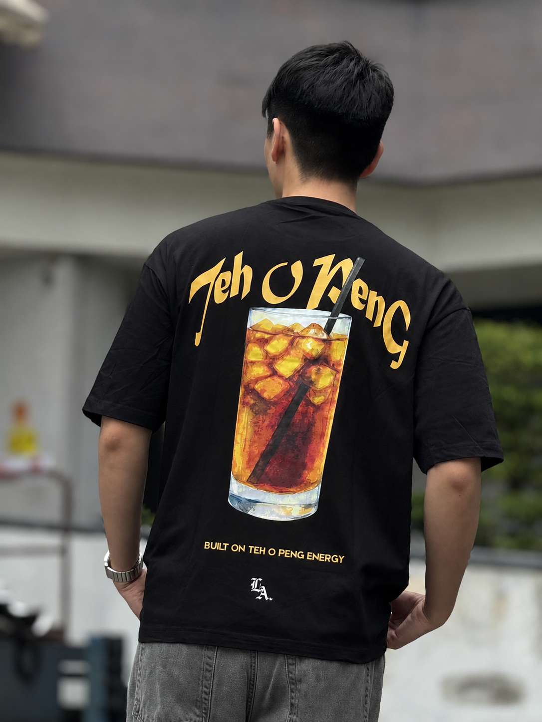 [SHIOK Series] Teh O Peng Unisex Oversized Tee