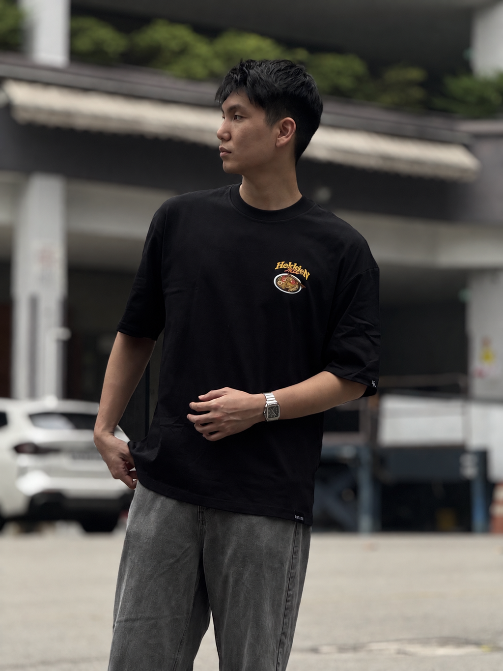 [SHIOK Series] Hokkien Mee Unisex Oversized Tee