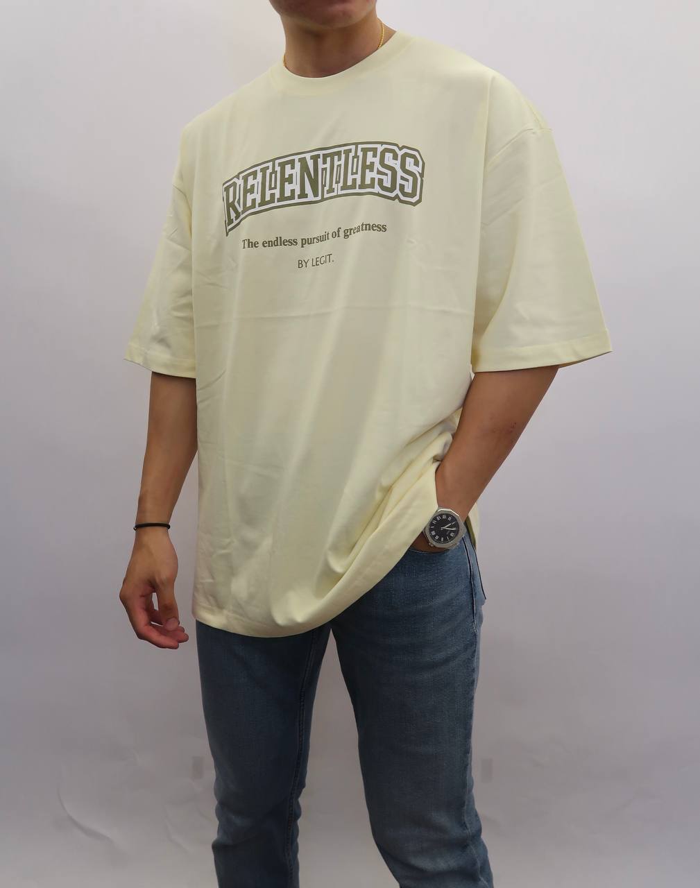 Relentless Varsity Oversized Tee